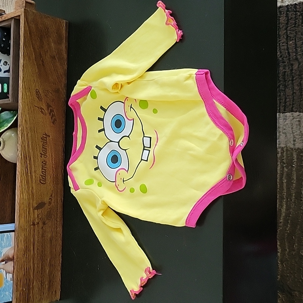 Baby Girl's SpongeBob Onsie